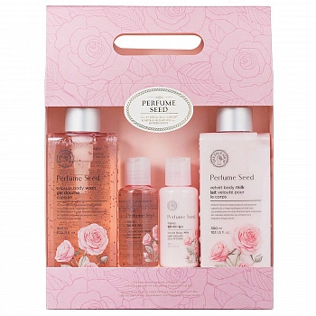 Подарочный набор с парфюмированым сетом для тела Perfume Seed Velvet Special Body Set