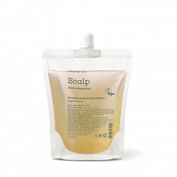 Бессульфатный глубокоочищающий шампунь с розмарином для укрепления волос 500мл Рефил Rosemary Scalp Scaling Shampoo 500ml Refill