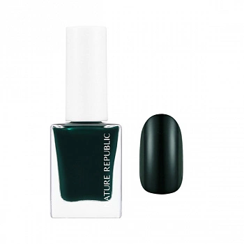 Лак для ногтей 6 темно-зеленый Color & Nature Nail Color 06 Dark Green