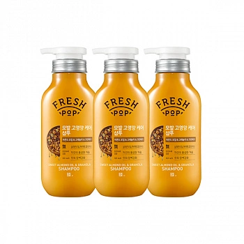 Питательный шампунь с маслом сладкого миндаля и гранолой (3шт) Sweet Almond Oil & Granola Shampoo (3ea)