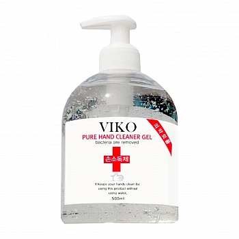 Антибактериальный гель для рук 500мл Viko Pure Hand Cleaner Gel 500ml