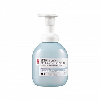 Шампунь и гель для душа с керамидами Ceramide Ato Bubble Wash & Shampoo