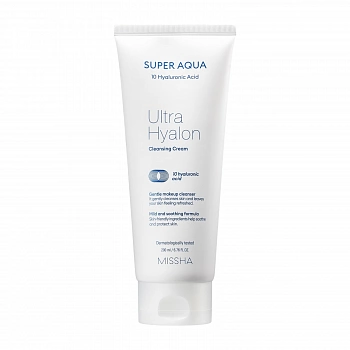 Очищающий крем для лица Super Aqua Ultra Hyalron Cleansing Cream